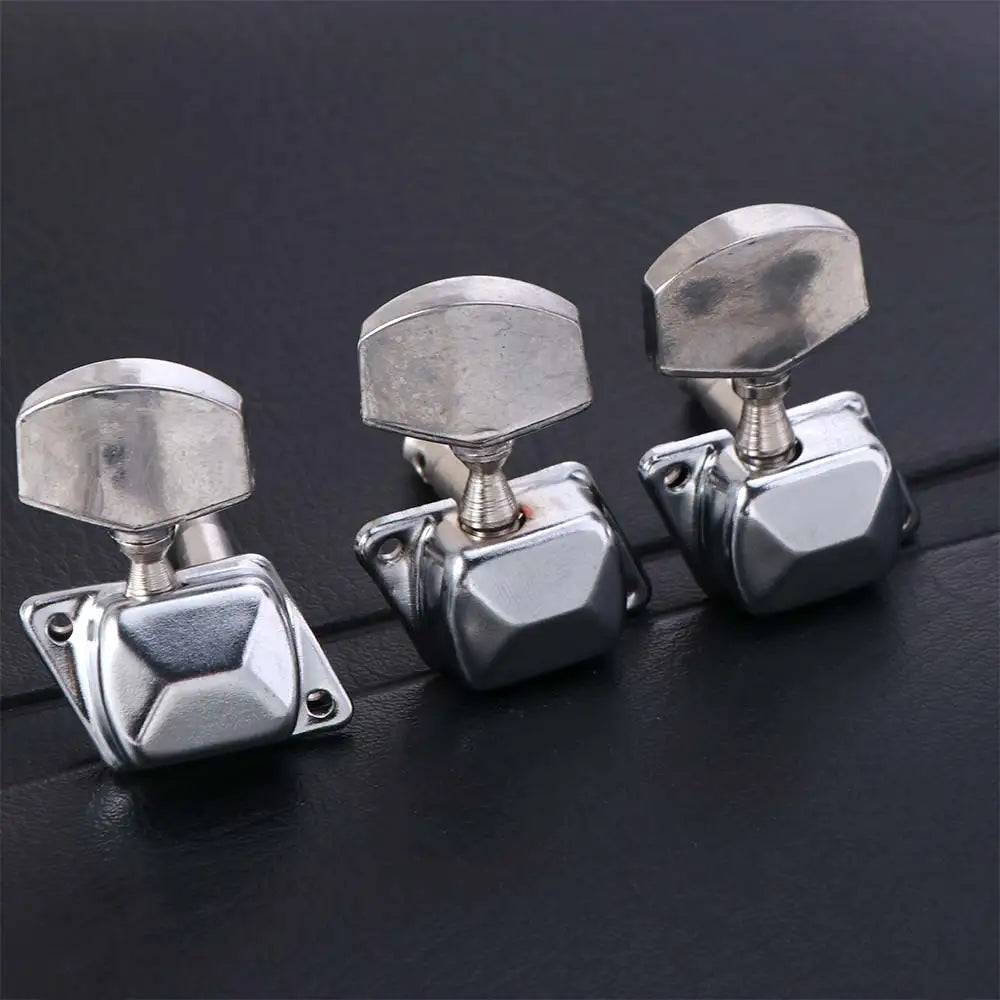 Semi-Closed Guitar Tuning Pegs 3L3R Zinc Alloy Machine Heads Guitar Tuning Pegs PLUSH