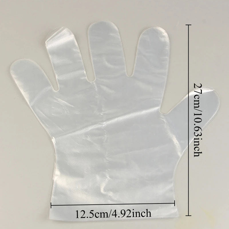 Disposable PE Gloves – Waterproof Kitchen & Household Gloves Disposable PE Gloves PLUSH
