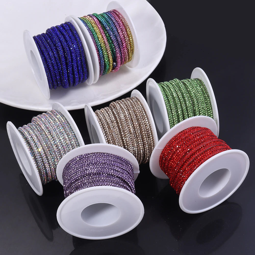 5 Yards Crystal Rhinestone Cup Chain – DIY Jewelry & Crafts Rhinestone Cup Chain PLUSH