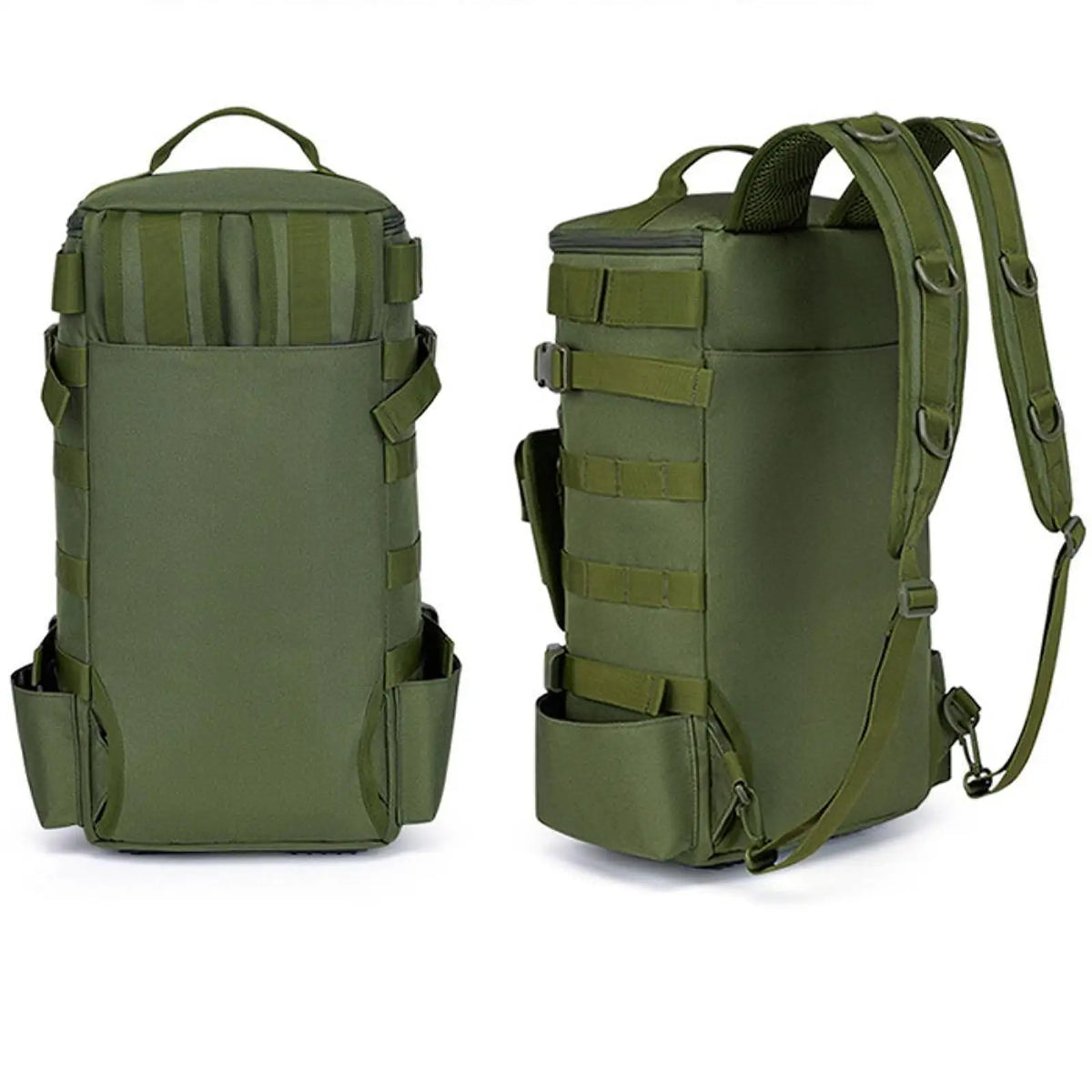 Fishing Rod Backpack with Reel Carrier – Waterproof Oxford Bag Fishing Backpack PLUSH