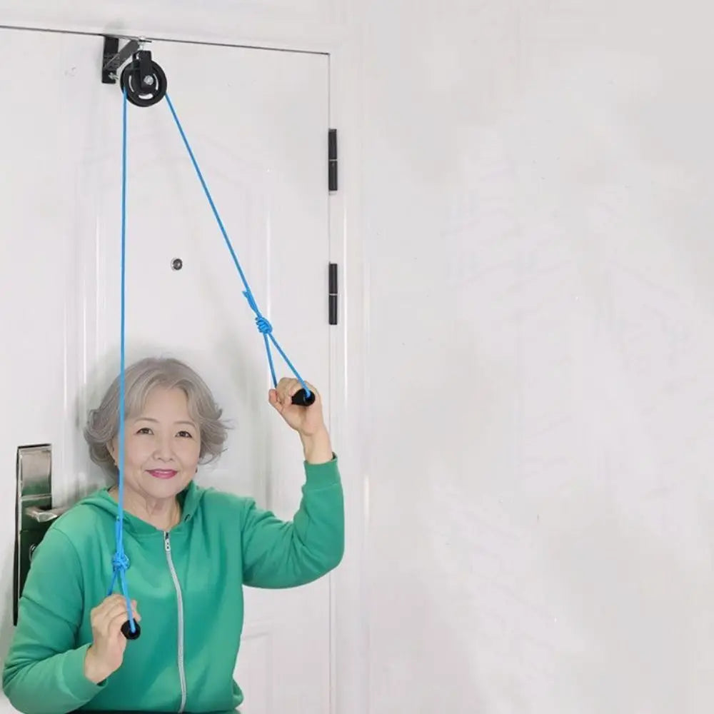 Over-Door Shoulder Pulley Exercise System – Upper Limb Trainer Shoulder Pulley Trainer PLUSH