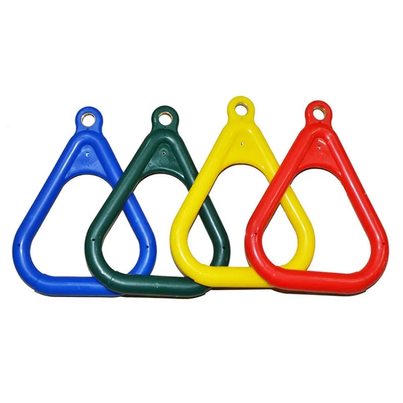 Kids Outdoor Gym Rings – Playground Pull-Up Swing Rings Kids Gym Rings PLUSH