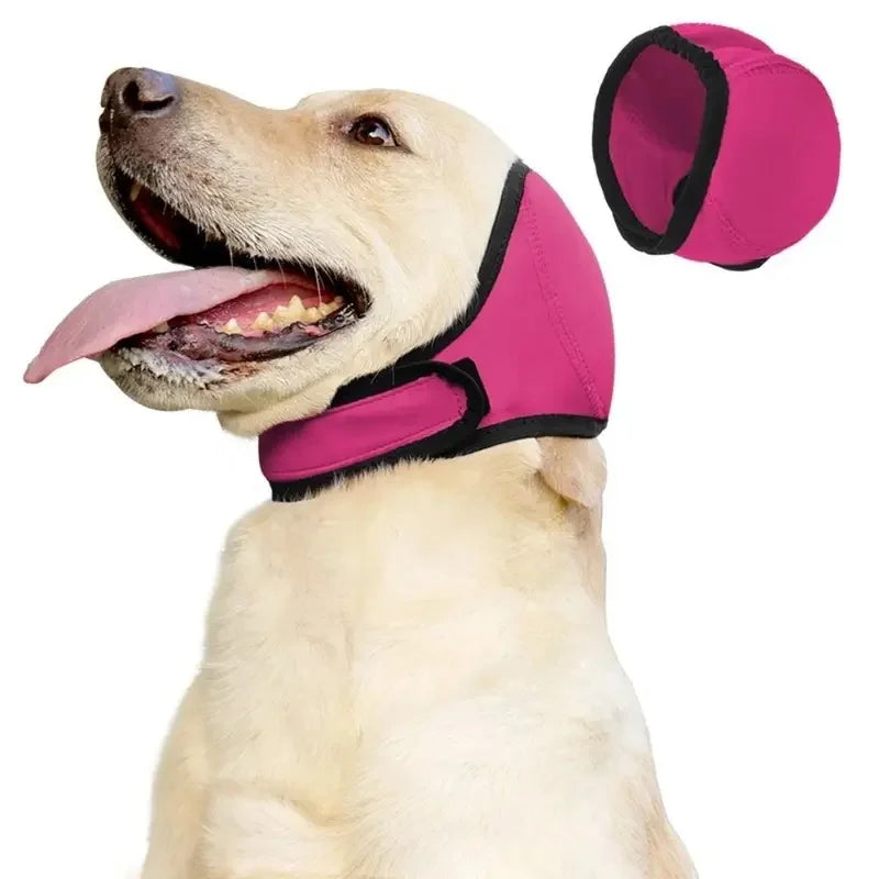 Dog Calming Ear Covers – Noise Reduction Pet Earmuffs S/M/L Dog Ear Covers PLUSH