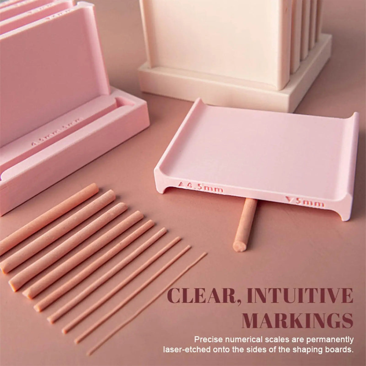 Clay Strip Rolling Mold Set – DIY Jewelry & Craft Tool Clay Craft Tool PLUSH