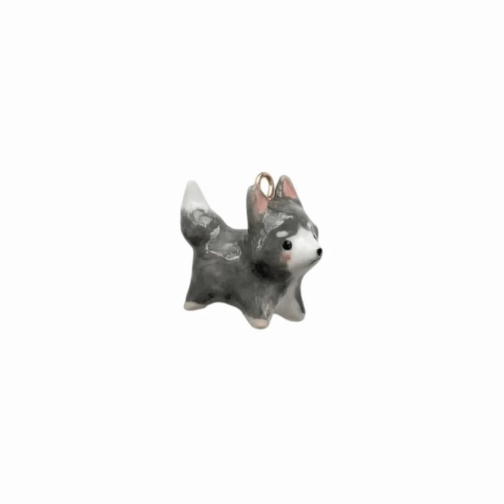Cute Enamel Dog Breed Pendant – Shih Tzu, Beagle & More Enamel Dog Pendant PLUSH Style 5