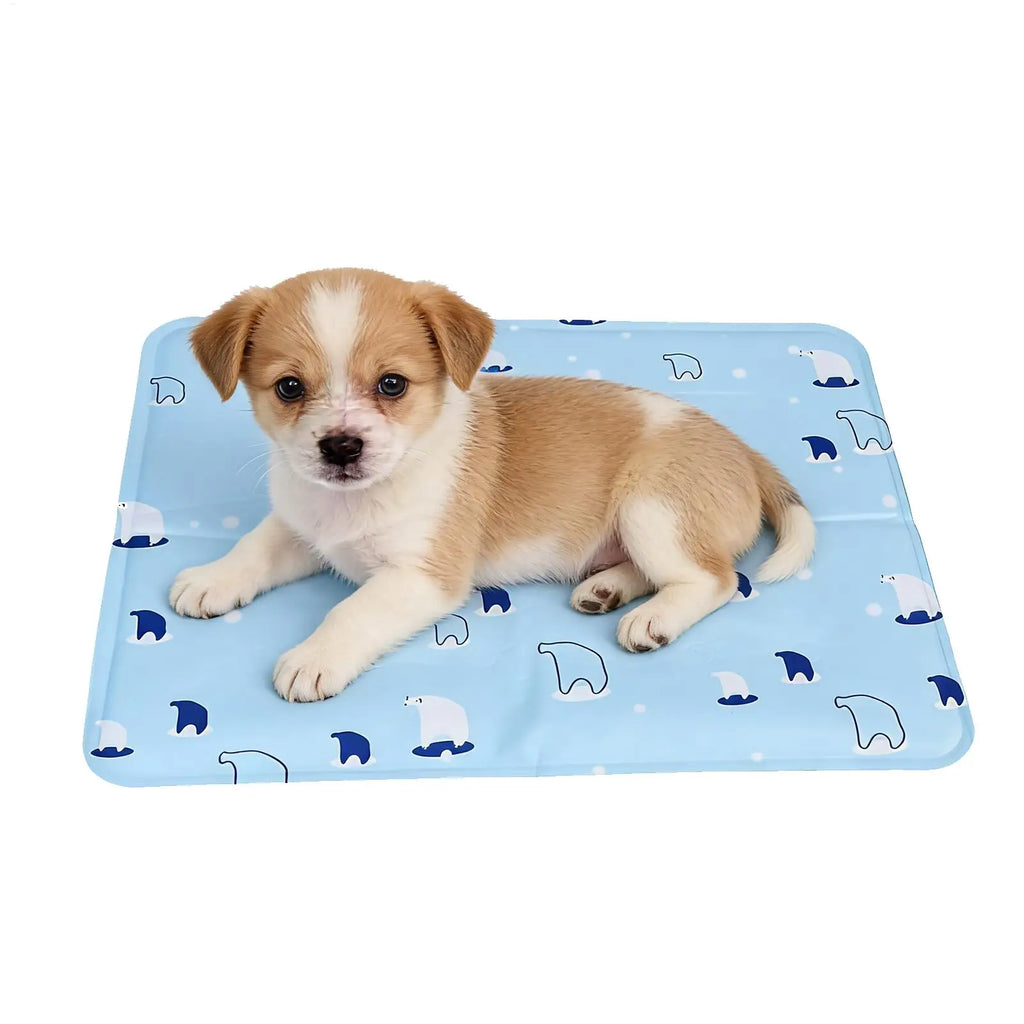 Cooling Gel Pet Mat for Dogs & Cats – Washable Summer Pad Pet Cooling Mat PLUSH