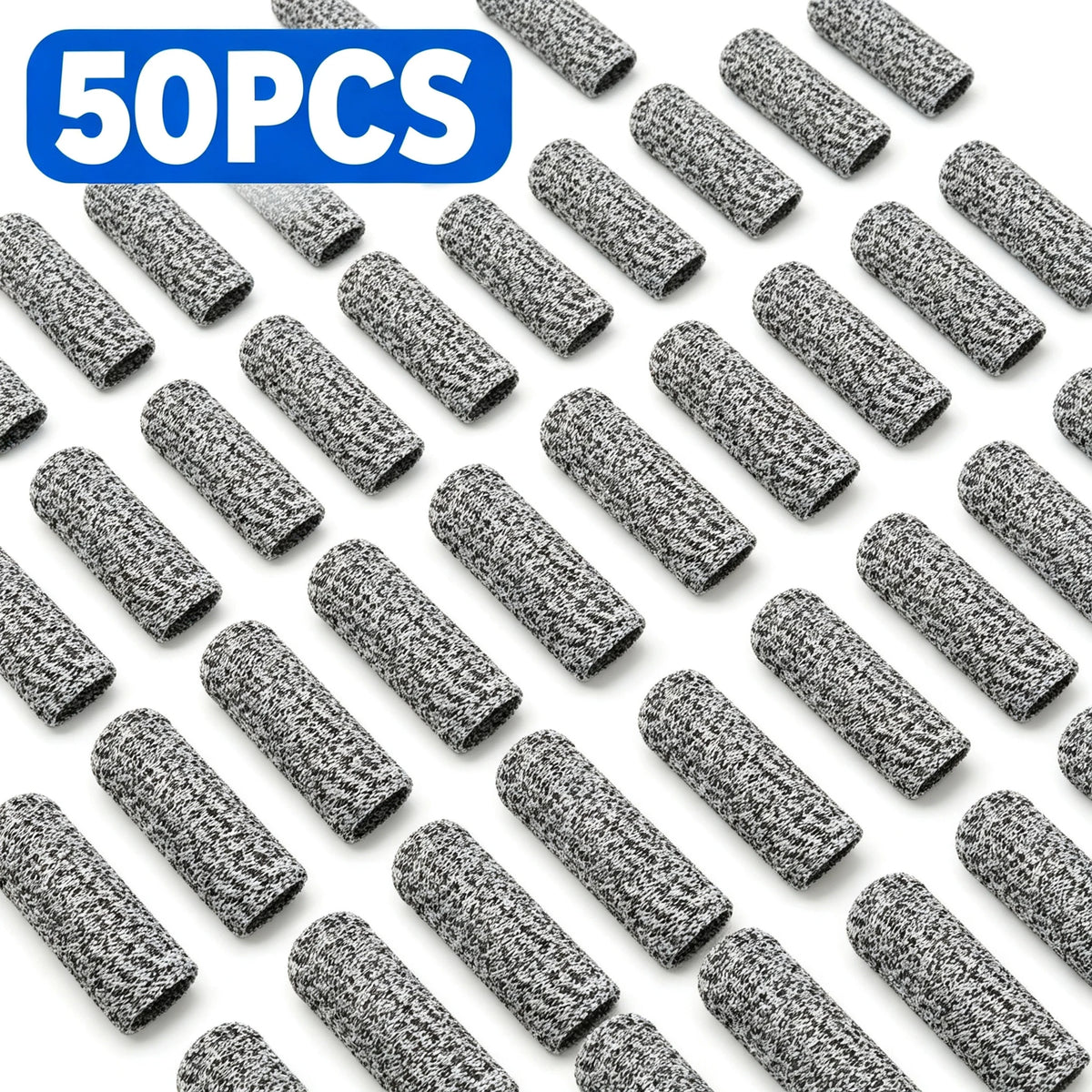 Level 5 Cut Resistant Finger Cots – Thumb Protector Sleeves Cut Resistant Finger Cots PLUSH 50PCS