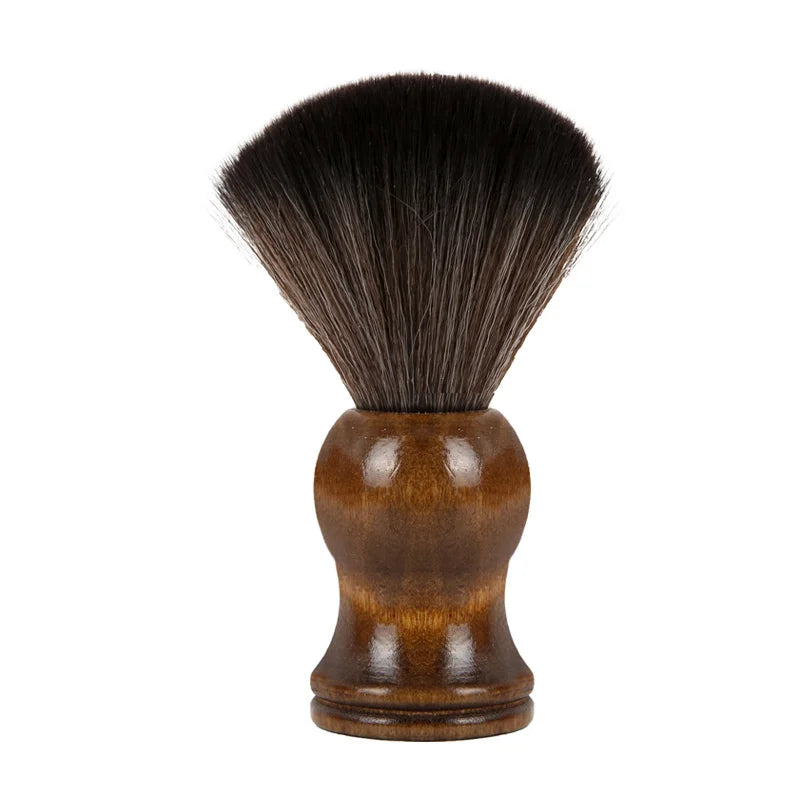 Wooden Handle Soft Bristle Shaving & Beard Brush – Men's Shaving Beard Brush PLUSH H082