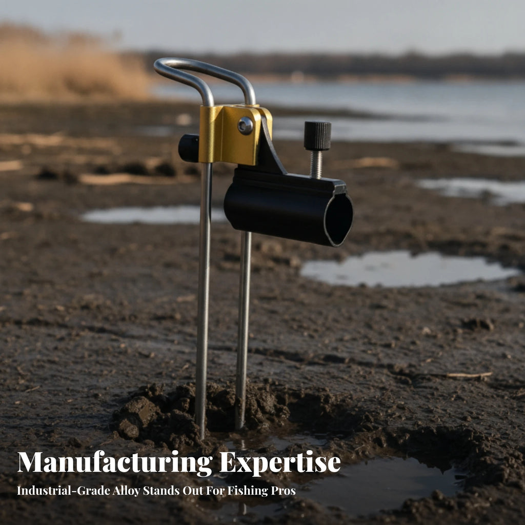 Ground Fishing Rod Holder – Adjustable Clamp & Rust Resistant Fishing Rod Holder PLUSH