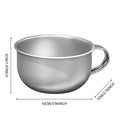220ml Titanium Camping Mug with Handle – Lightweight Travel Cup Camping Mug PLUSH 1PC