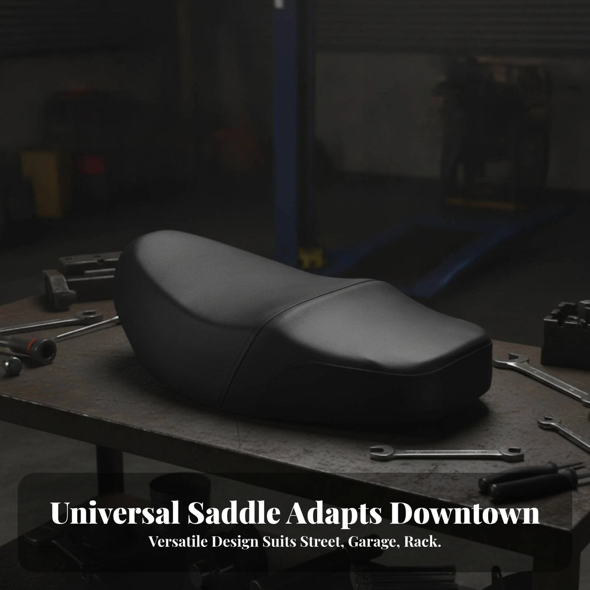 Motorcycle Double Seat Cushion – Padded Water-Resistant Slim Saddle Motorcycle Seat Cushion PLUSH