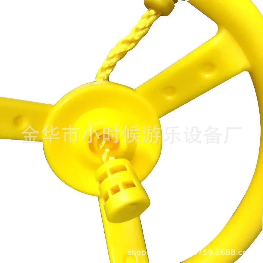 Kids Gym Rings Swing Set – Indoor & Outdoor Playground Kids Gym Swing Set PLUSH yellow 1