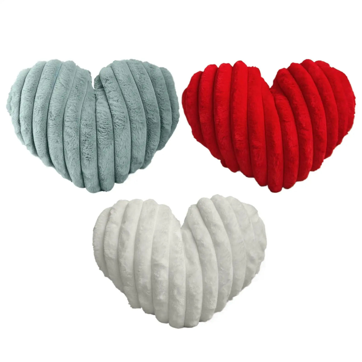 Heart-Shaped Plush Throw Pillow – Sofa & Bedroom Cushion Decorative Throw Pillow PLUSH