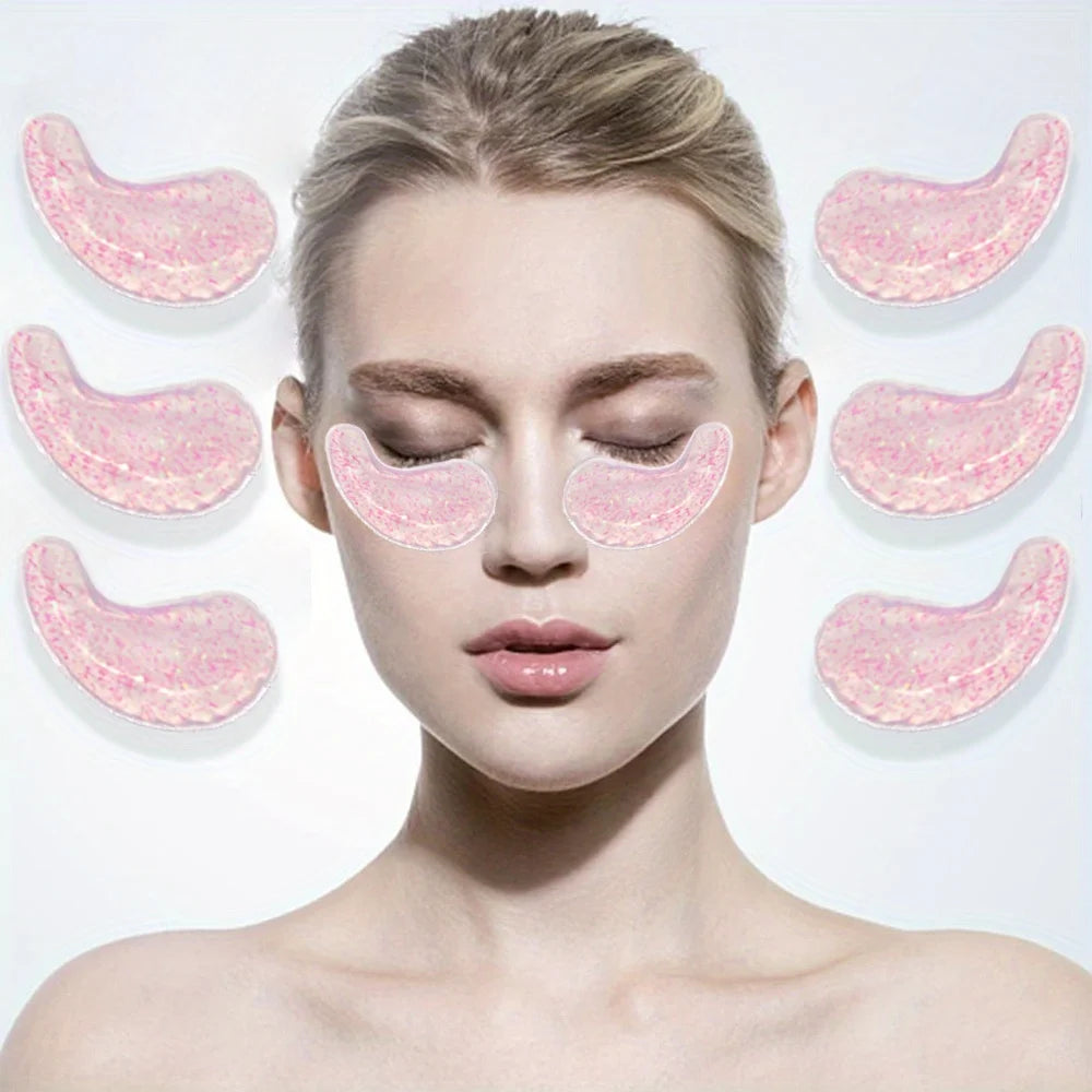 Reusable Hot & Cold Gel Eye Mask – Cooling Ice Eye Patches Gel Eye Mask PLUSH