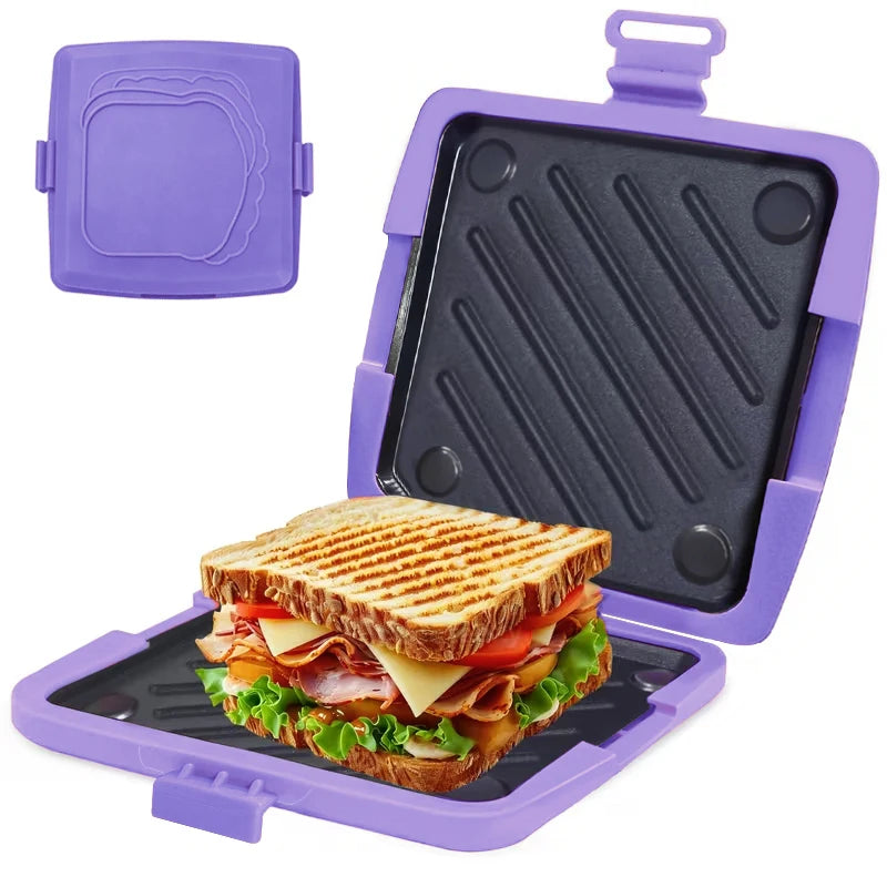 Silicone Sandwich Baking Tray – Microwave & Oven Safe Silicone Baking Tray PLUSH PURPLE