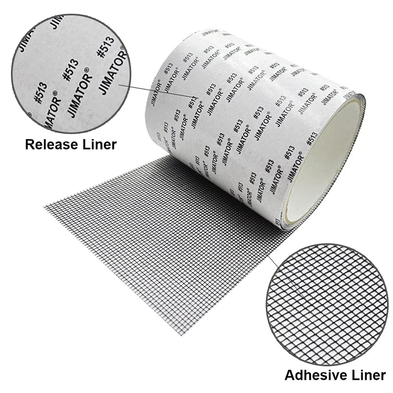 Window Screen Repair Tape Self-Adhesive Mesh Patch 5/10cm Screen Repair Tape PLUSH