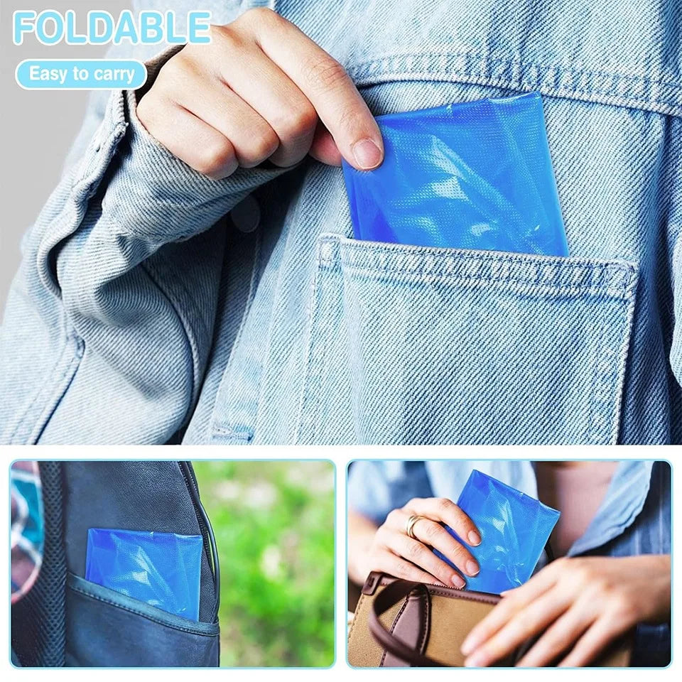 Long Disposable Waterproof Shoe Covers – Non-Slip Rain Boot Disposable Shoe Covers PLUSH