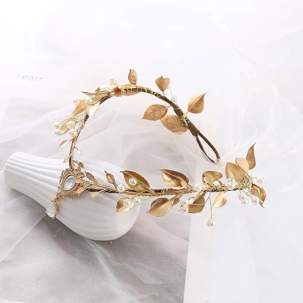 Flower Vine Elven Crown Fairy Tiara Floral Wreath Headpiece Floral Crown Headpiece PLUSH