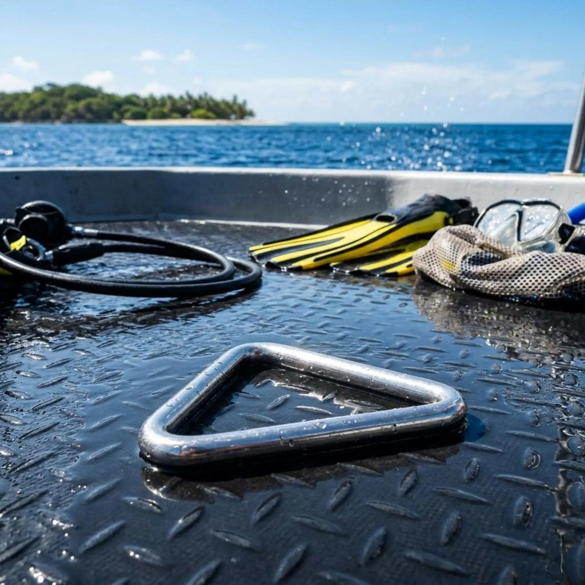 SS316 Stainless Steel Triangle Loop – Diving & Sailing Hardware Dive Hardware Loop PLUSH