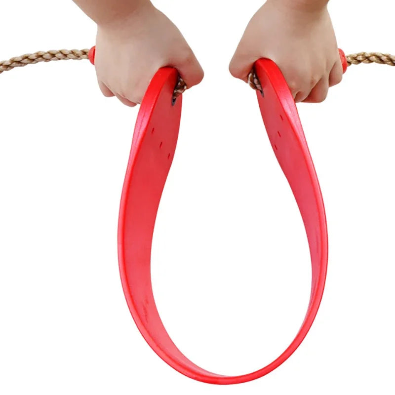 Kids Indoor Outdoor Swing Seat – EVA U-Seat & Adjustable Rope Kids Swing Seat PLUSH