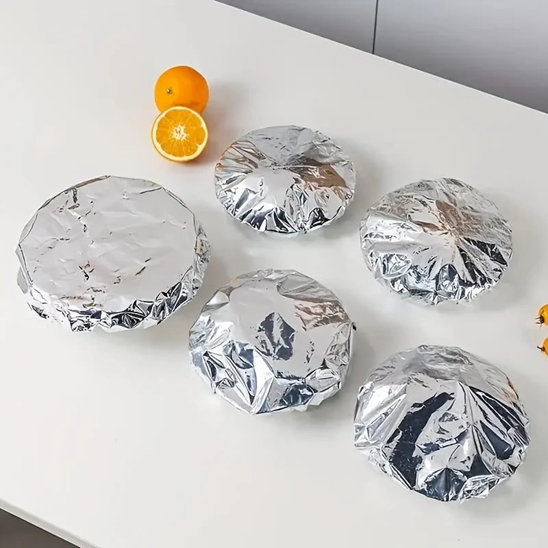 10pcs Reusable Heavy-Duty Aluminum Foil Insulation Covers Food Insulation Covers PLUSH