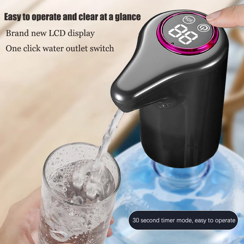 USB Rechargeable Portable Electric Water Dispenser Pump Water Dispenser Pump PLUSH