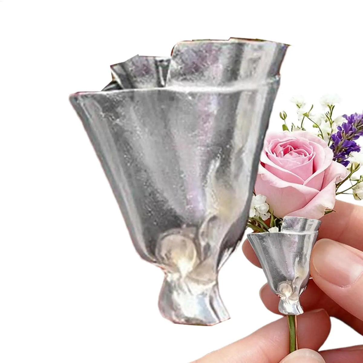 Wearable Flower Vase Brooch – Floral Lapel Pin for Women & Men Floral Brooch Pin PLUSH