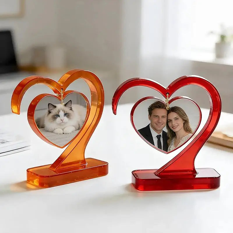 Heart Photo Frame Silicone Mold – DIY Epoxy Resin Ornament Resin Casting Mold PLUSH