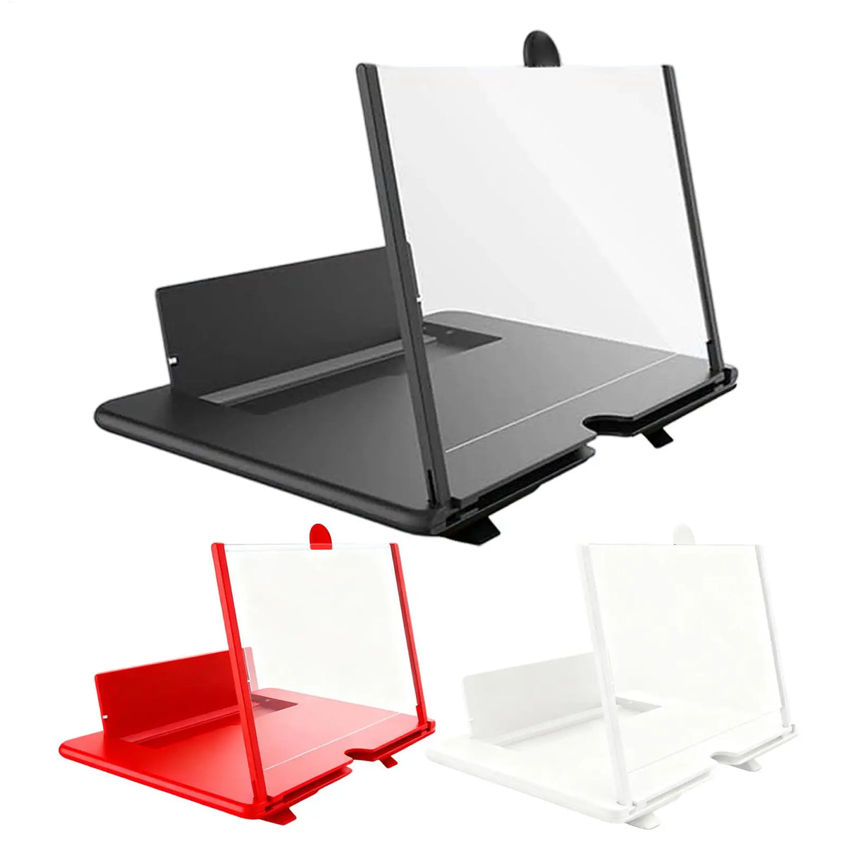 HD Phone Screen Magnifier 3-4x – Desktop Projection Stand Phone Screen Magnifier PLUSH