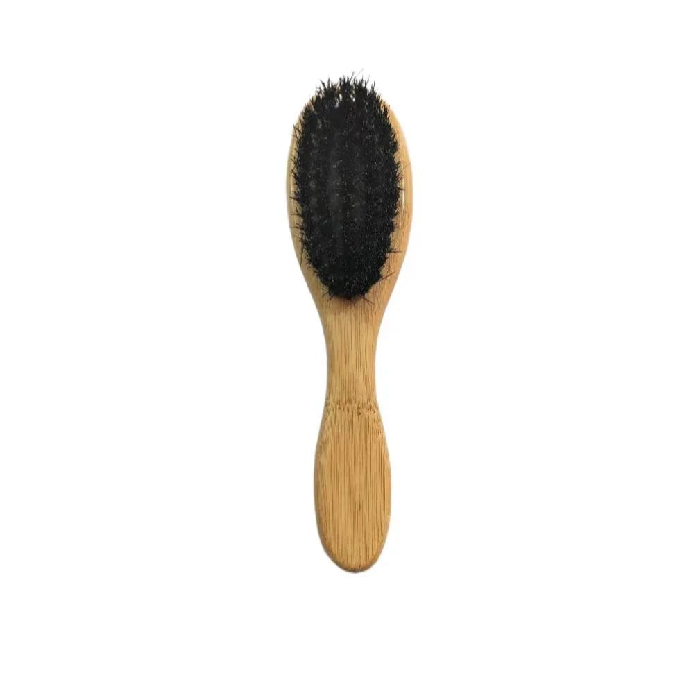 Men's Bamboo Boar Bristle Beard & Hair Styling Brush Beard Styling Brush PLUSH 1