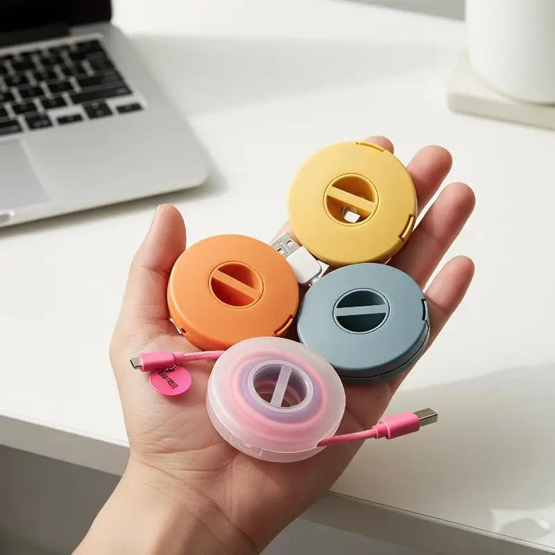 Cable Organizer USB Cord Winder & Wire Holder | KOQZM Cable Cord Organizer PLUSH