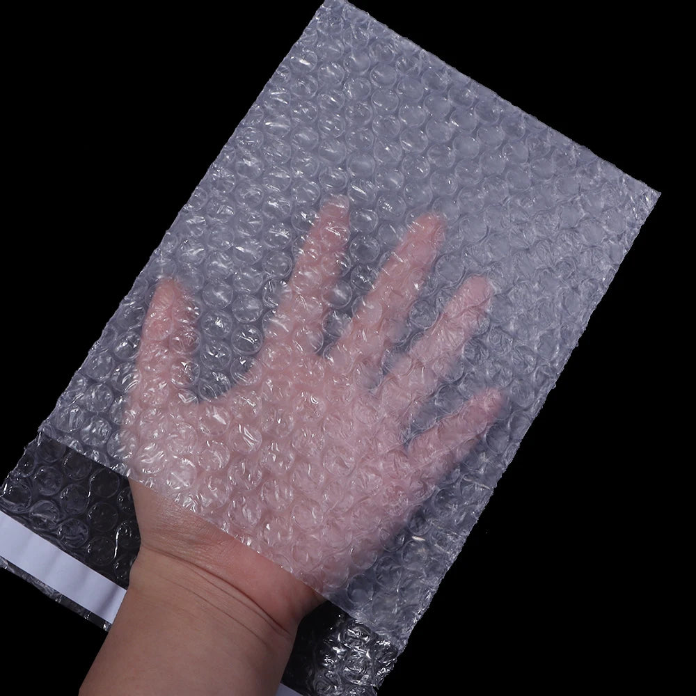Self Adhesive Clear Bubble Wrap Pouches – Mailing Bags 10-50pcs Bubble Wrap Pouches PLUSH