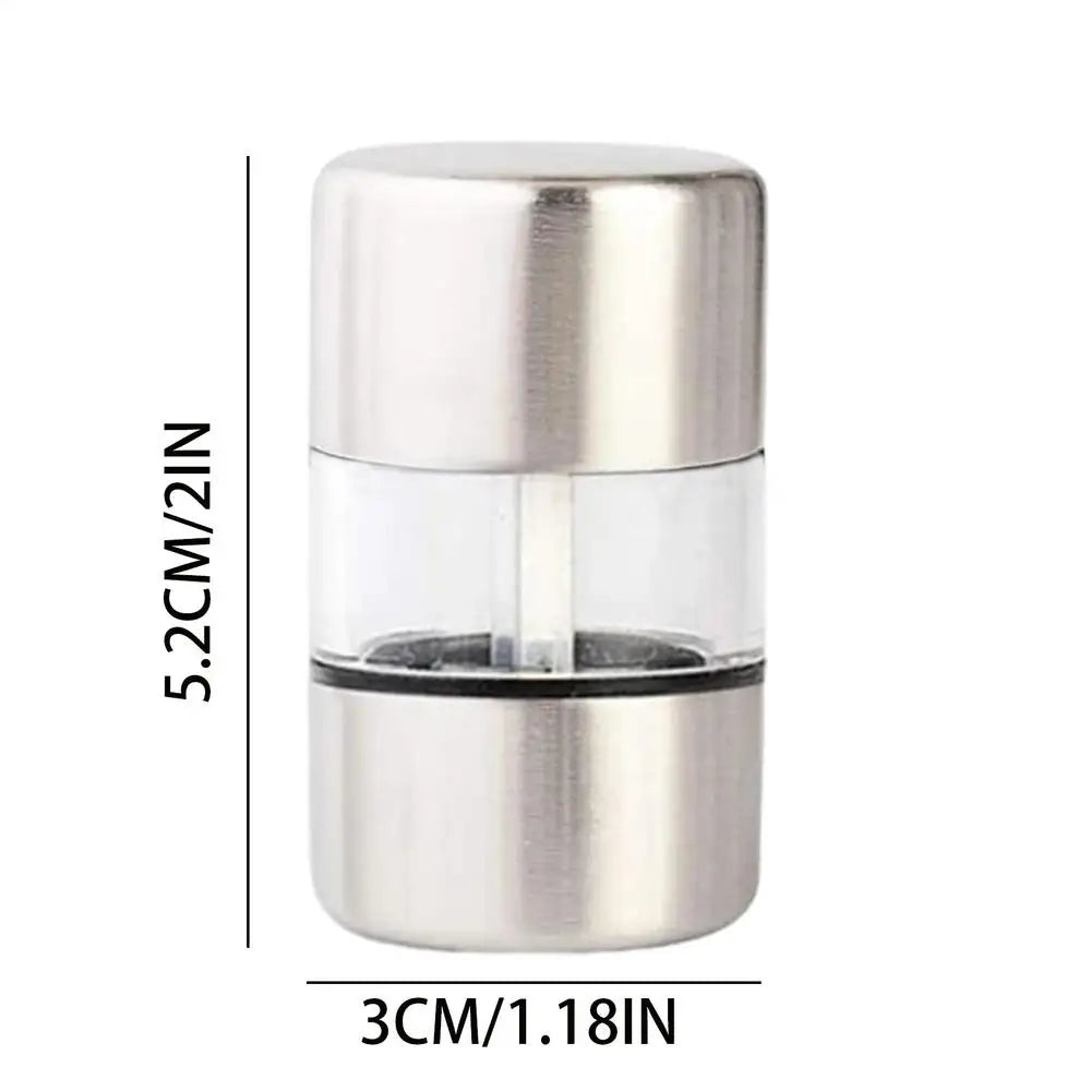 Manual Salt & Pepper Grinder – Mini Stainless Steel Mill Spice Mill Grinder PLUSH A