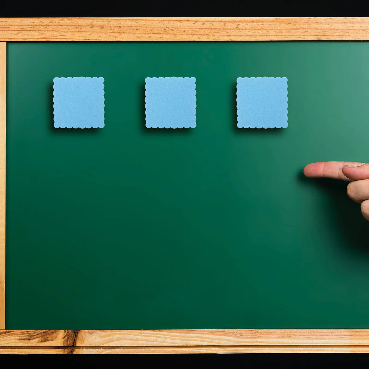 24-Pack Dry Erase Whiteboard Erasers Bulk Set – Wave Edge Whiteboard Erasers PLUSH
