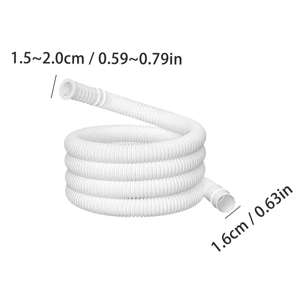 AC Drain Hose Thickened PE Corrugated Extension Drainpipe AC Drain Hose PLUSH 50cm