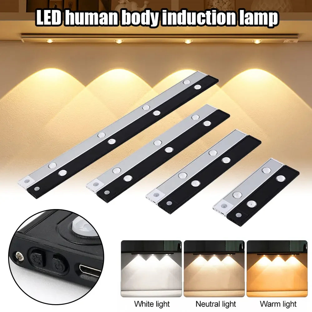 Rechargeable LED Under Cabinet Light w/ Motion Sensor – GGBEE LED Cabinet Light PLUSH