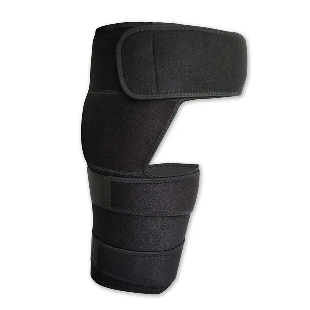 Breathable Adjustable Groin & Hip Support Brace – Thigh Strap Hip Support Brace PLUSH