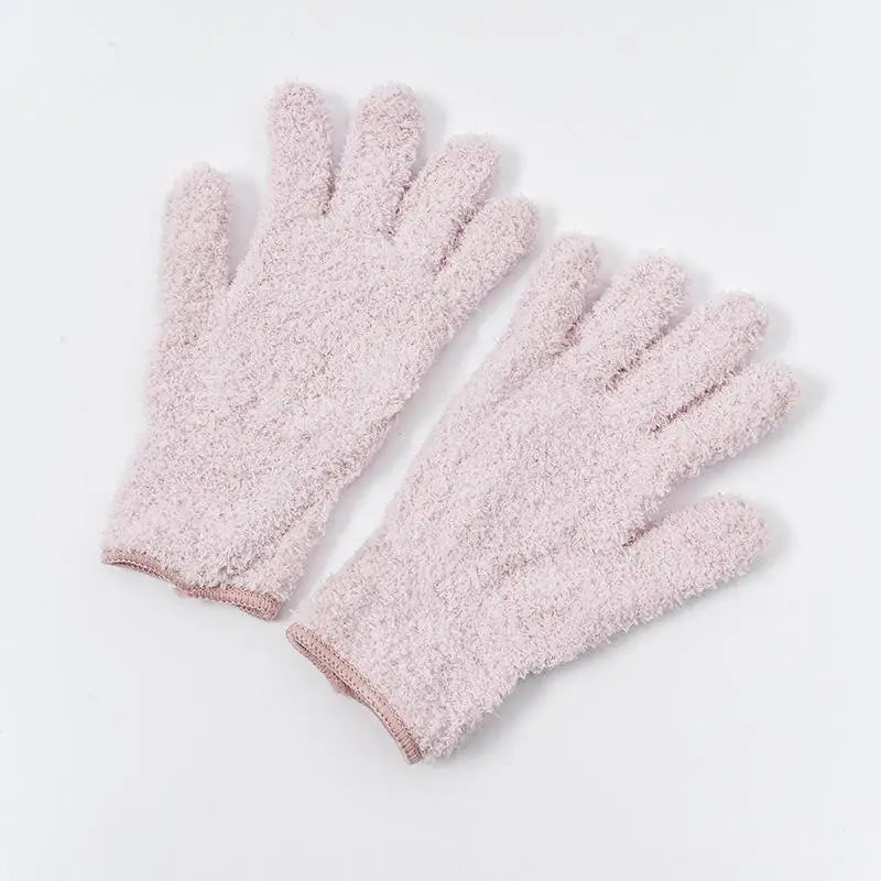 Microfiber Dusting Gloves – Stretchable Lint-Free Cleaning Mitts Microfiber Cleaning Gloves PLUSH A2