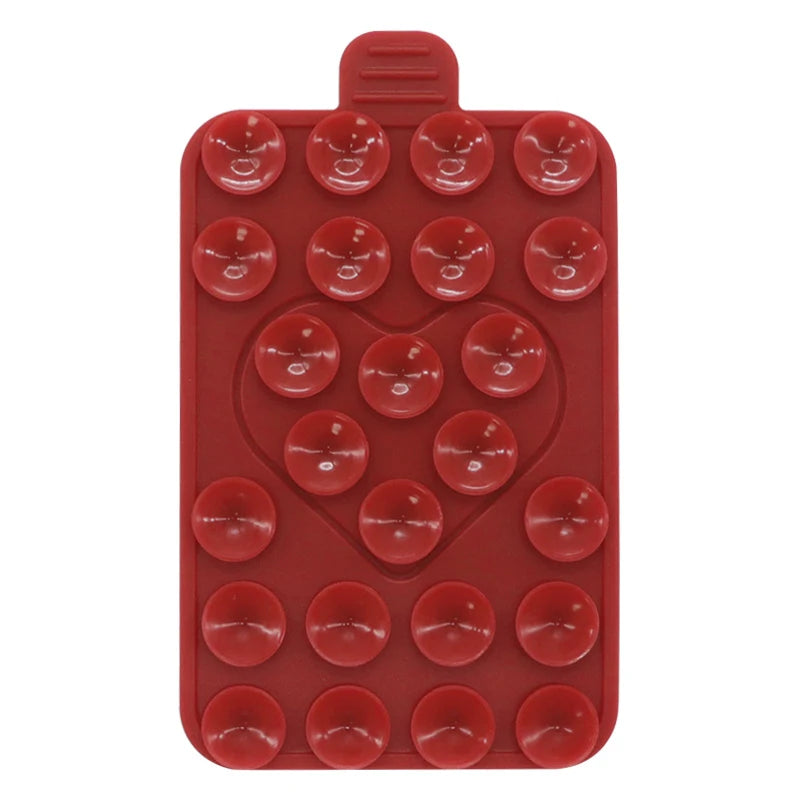 Heart Silicone Suction Cup Phone Holder – Wall & Desk Stand