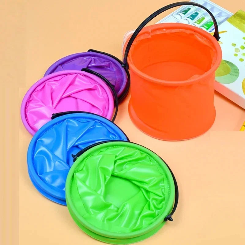Folding Fishing Bucket – Portable PVC Bait & Live Fish Bucket Folding Fishing Bucket PLUSH