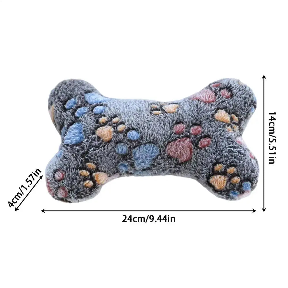 Bone Shaped Plush Pet Pillow – Neck Support for Dogs & Cats Pet Plush Pillow PLUSH B