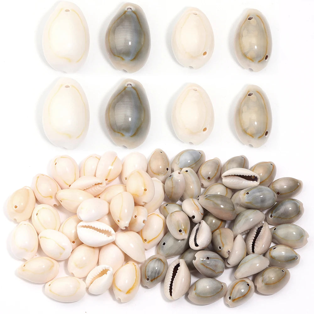 50g Natural Seashell Spacer Beads – Bohemian DIY Jewelry Shell Spacer Beads PLUSH