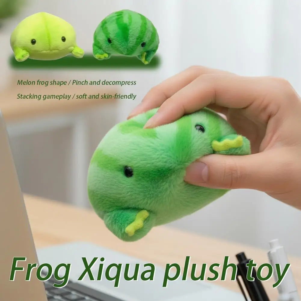 Watermelon Frog Plush Toy – Cute Stuffed Animal Kids Gift Stuffed Plush Toy PLUSH