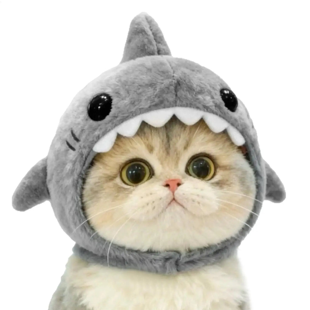 Shark Cat Hat – Funny Pet Costume for Kittens & Dogs Pet Costume Hat PLUSH