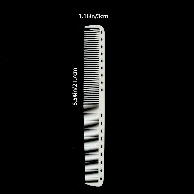 Barber Haircut Comb – Hollow Design & Dual-Density Teeth Barber Cutting Comb PLUSH