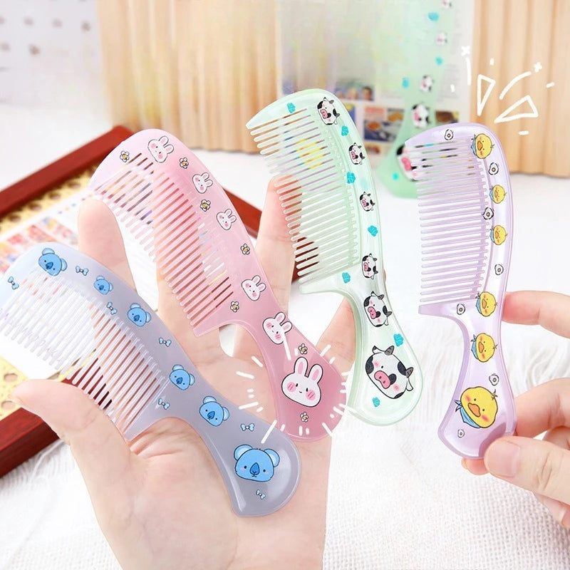 Cute Cartoon Animal Kids Hair Comb – Portable Scalp Massage Kids Hair Comb PLUSH