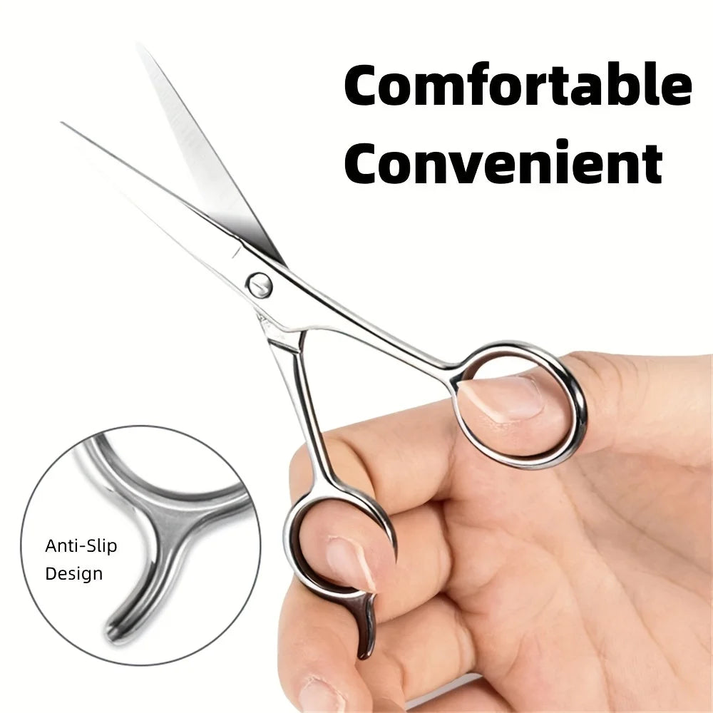 Stainless Steel Barber Shears – Haircut & Beard Scissors Barber Shears PLUSH