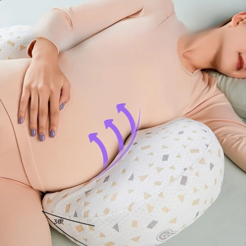 U-Shaped Full Body Pillow – Adjustable Pregnancy Support Cushion Body Support Pillow PLUSH