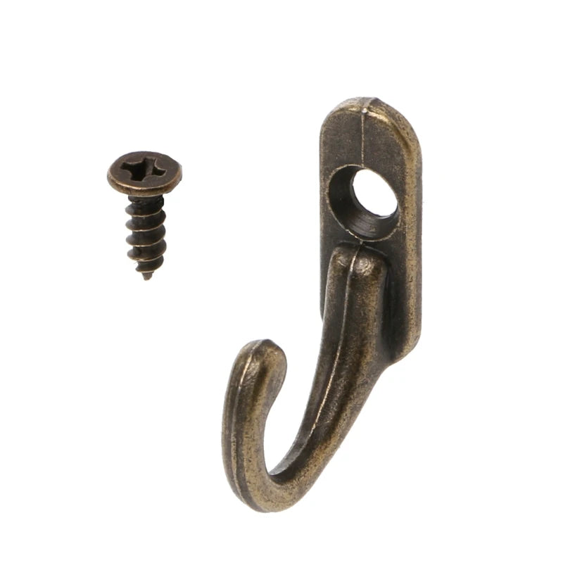 Zinc Alloy Vintage Bronze Wall Hooks – Multi-Purpose Hangers Wall Coat Hooks PLUSH