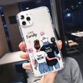 Clear iPhone Case Fun Quote Designs – iPhone 6 to 15 Series Phone Case PLUSH -1 For iPhone 13ProMax